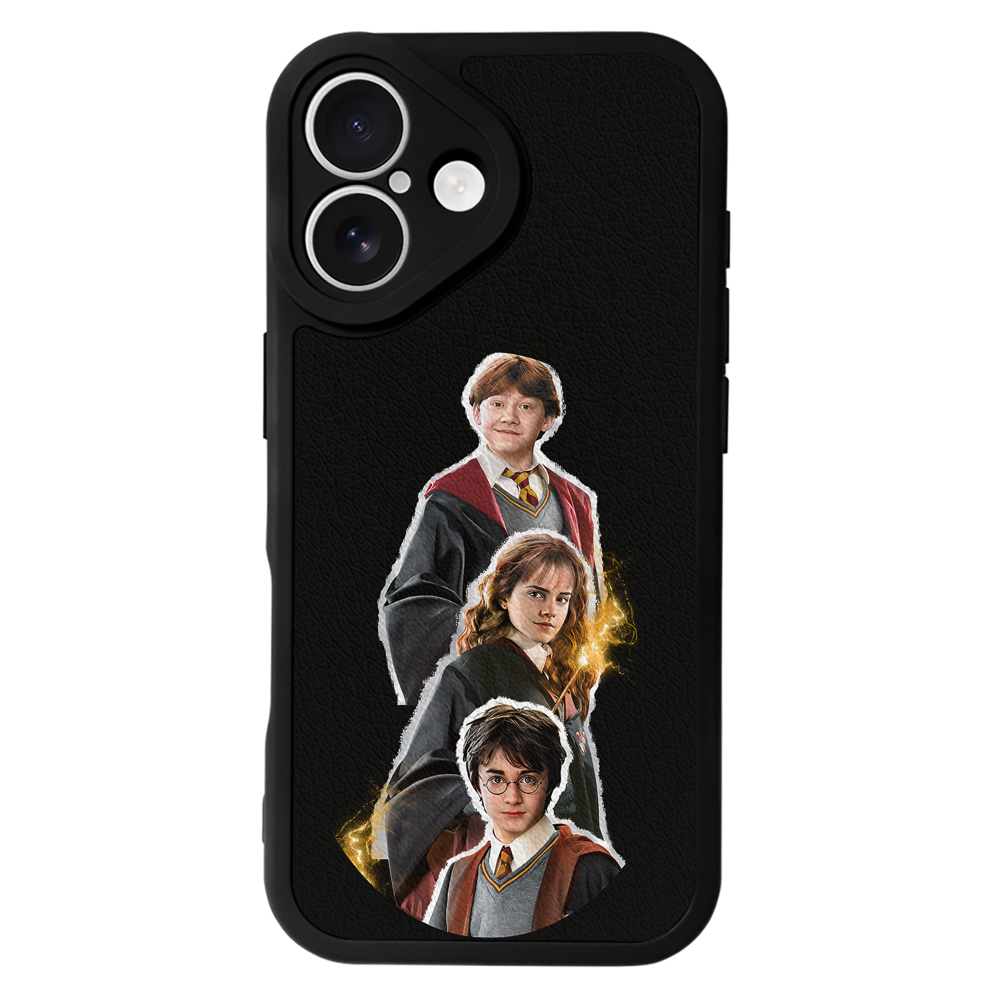 （画像用） Harry Potter ハリー・ポッターシリーズ 【iPhone 16シリーズ対応】シリコンスマホケース（レザー調） 材質：シリコン